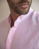 MENORCA Linen Shirt - Light Pink/Light Pink - CRASQI