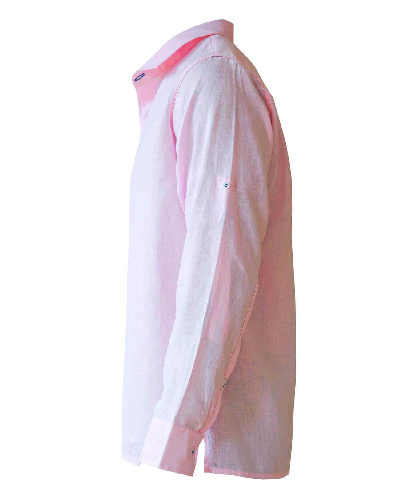 MARBELLA Linen Shirt - Pink/Lilac - CRASQI