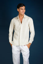 MALLORCA Linen Shirt - Sand/Sand - CRASQI