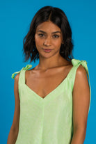 GRANADINA Linen Jumper - Apple Green - CRASQI