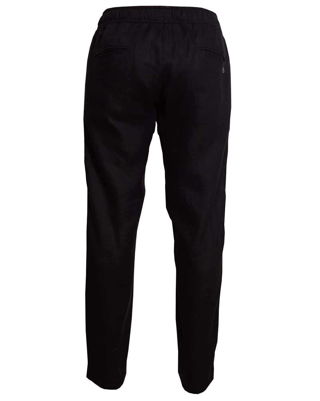 SARDINIA Linen Pant - Black - CRASQI